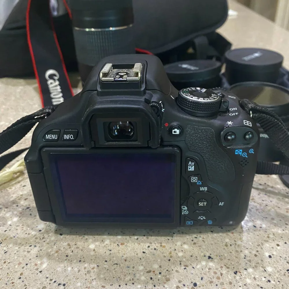 CANON EOS Rebel T3i 18.0MP Digital SLR Camera - Black (Kit with EF-S 18-55mm ...